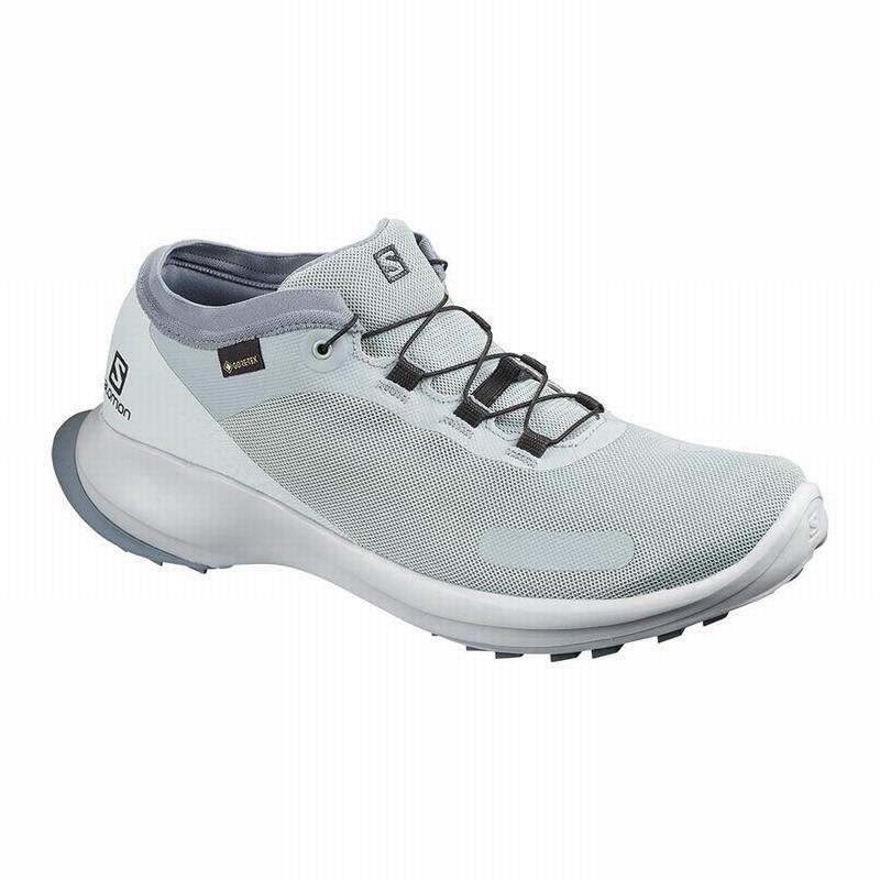 SALOMON UK SENSE FEEL GTX - Mens Trail Running Shoes Grey,LTZC09814